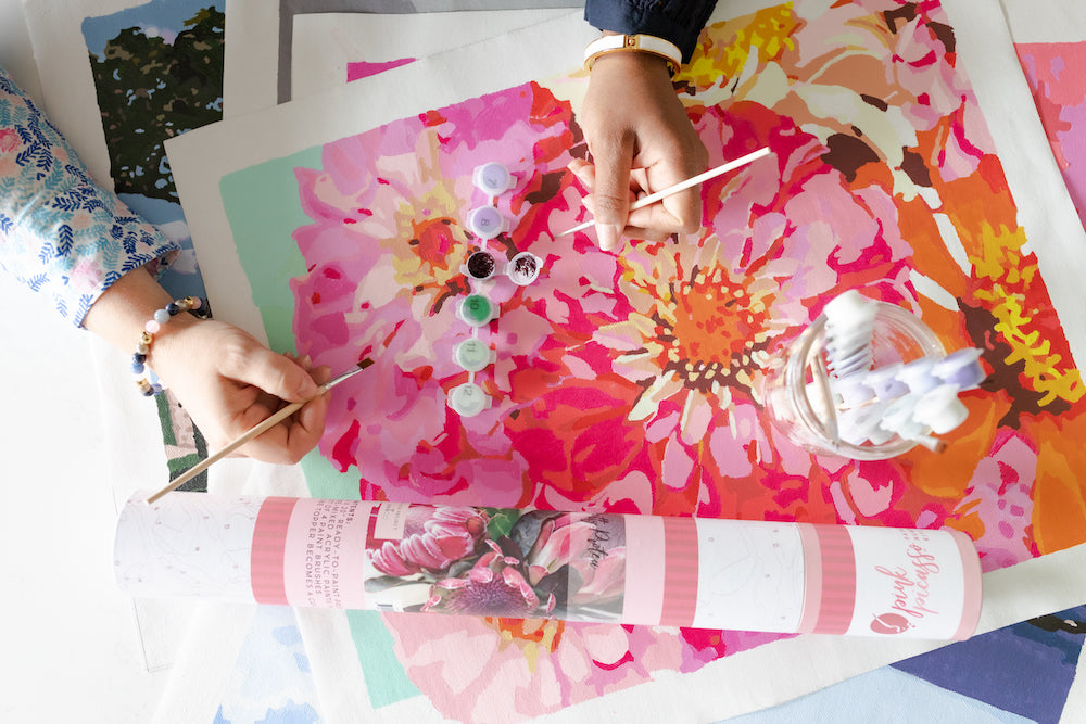 Painting Therapy: How Pink Picasso Kits Help Relieve Stress and Boost Creativity