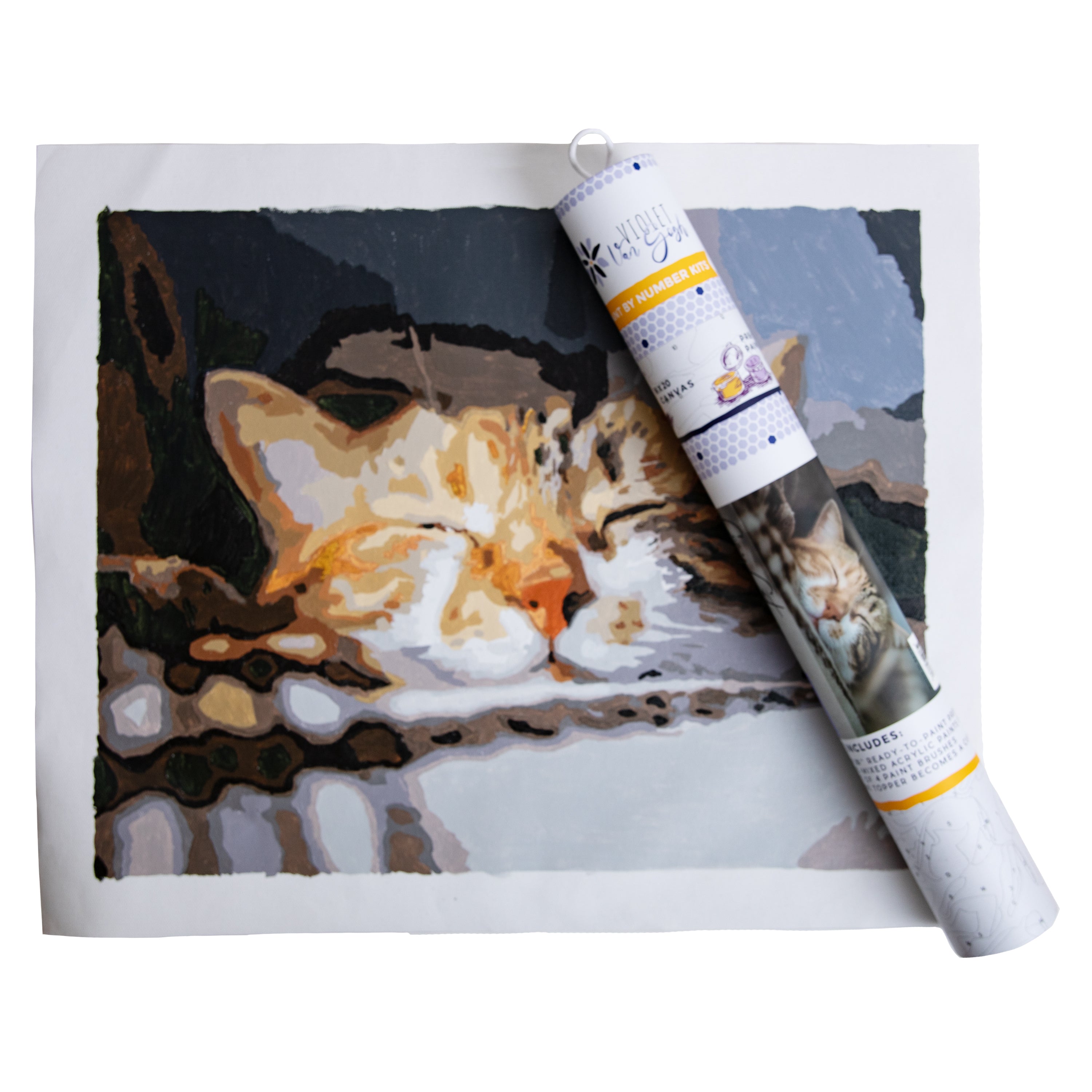 Cozy Cat by Violet Van Gogh