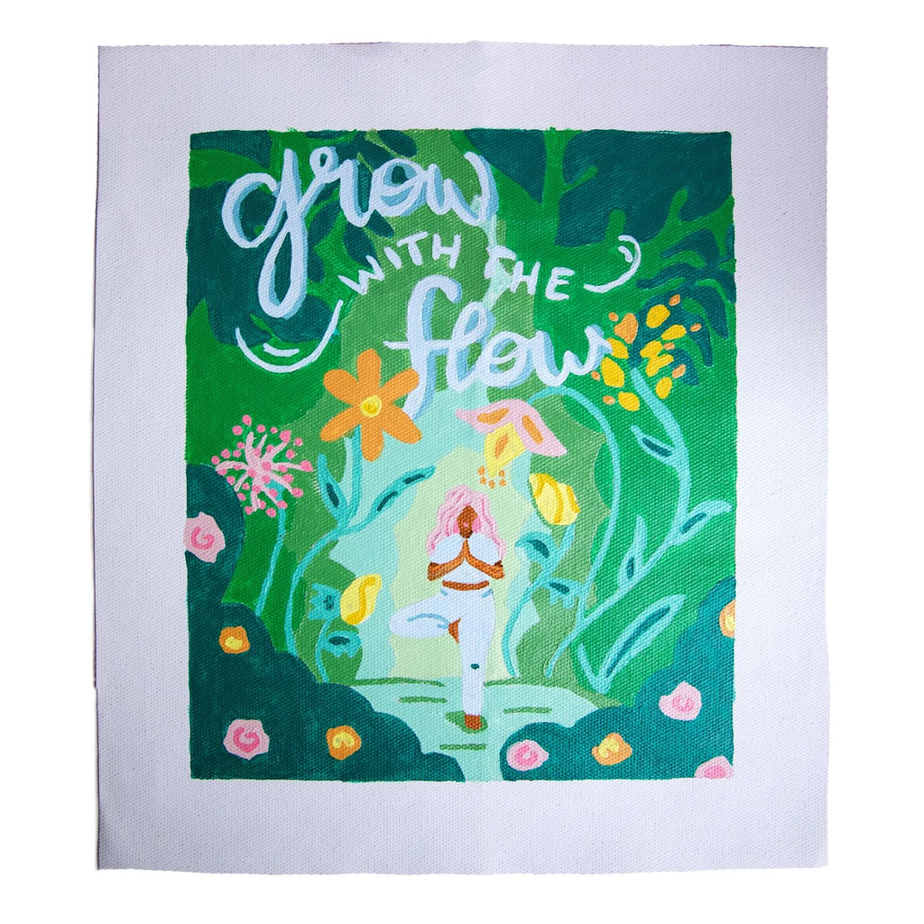 grow with the flow self care paint by numbers kit