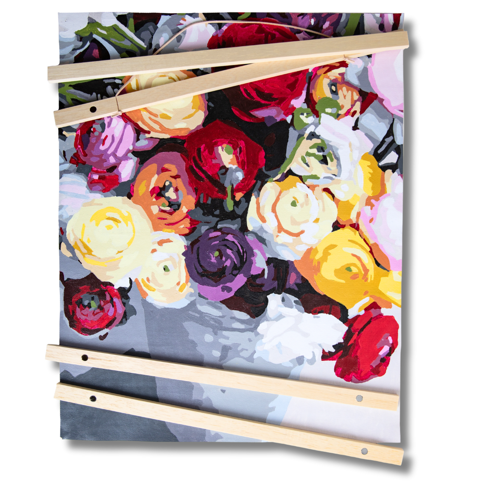 Wholesale Designer painting flower custom print women personalized