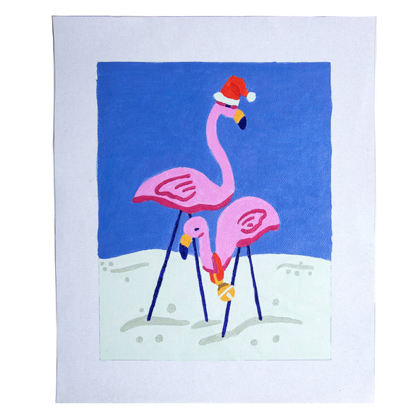 Festive Flamingos