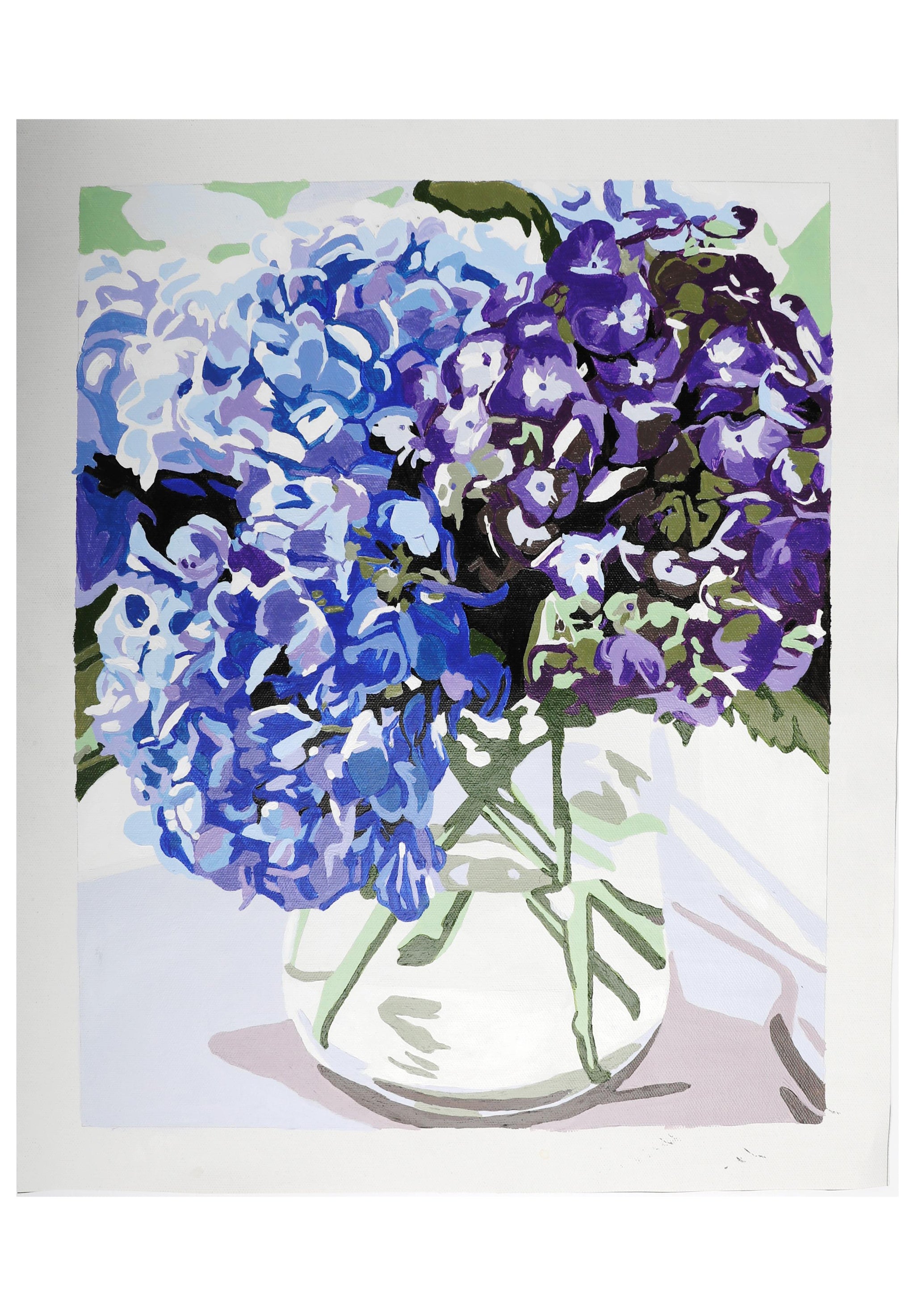 ⑥⑦紫陽花とカタツムリ【Hydrangea*happiness】シーグラスアート Best Paint by Numbers Kits | Be Bubbly | Pink Picasso Kits