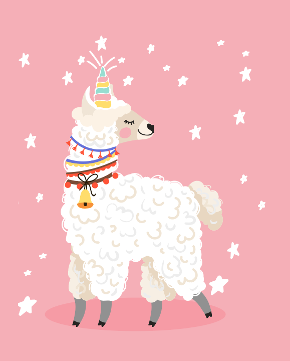 Lily Llamacorn - Pink Picasso Kits