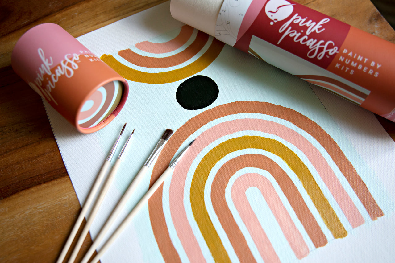 Pink Picasso Kids Paint by Numbers Kits for Kids (Delicious Doughnuts)