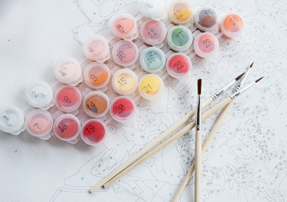 Original Paint by Numbers | Extra Paint Set | Pink Picasso Kits