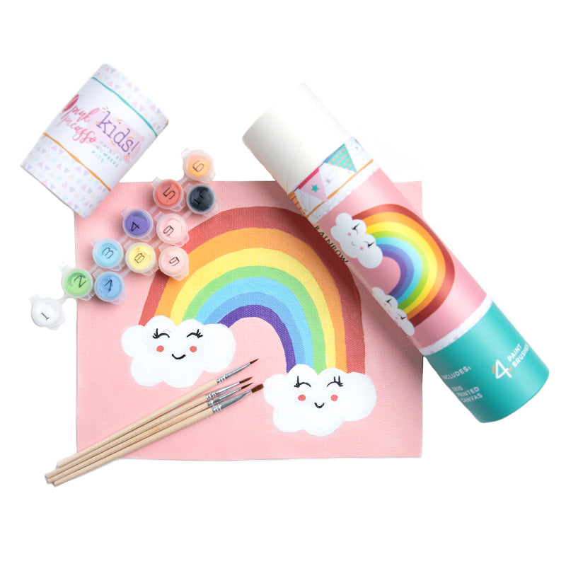 Paint by Number Kits, Rainbow Paint Kit