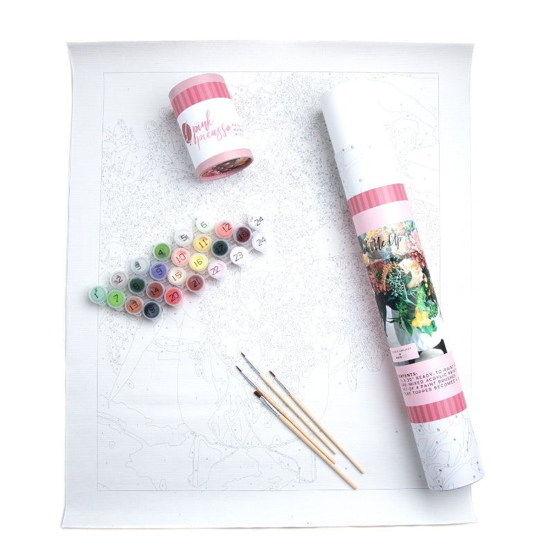 Pink Picasso Paint by Number Kit